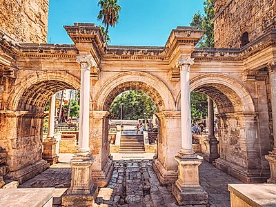 Old City of Antalya Tour and Lower Duden Waterfall Private Half Day Tour