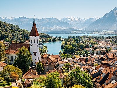Interlaken by Private Transfer with Spiez Castle and Thun Stops