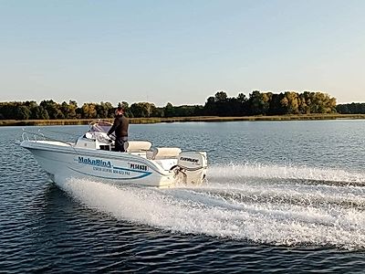 Private Motorboat Cruise on a Great Masurian Lake Trail