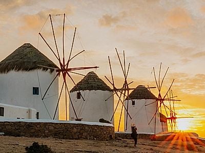 Catch a Sunset at the Windmills