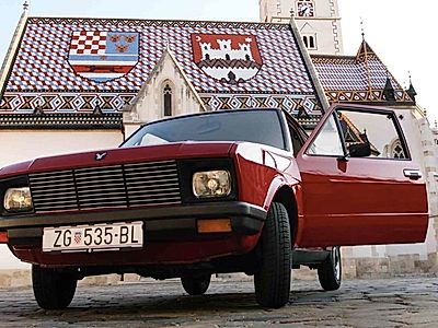 Zagreb City Private Tour in a Classic Yugo Car